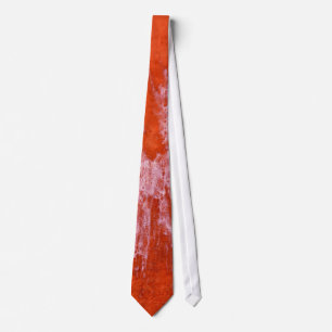 White Paintball on Red Tie