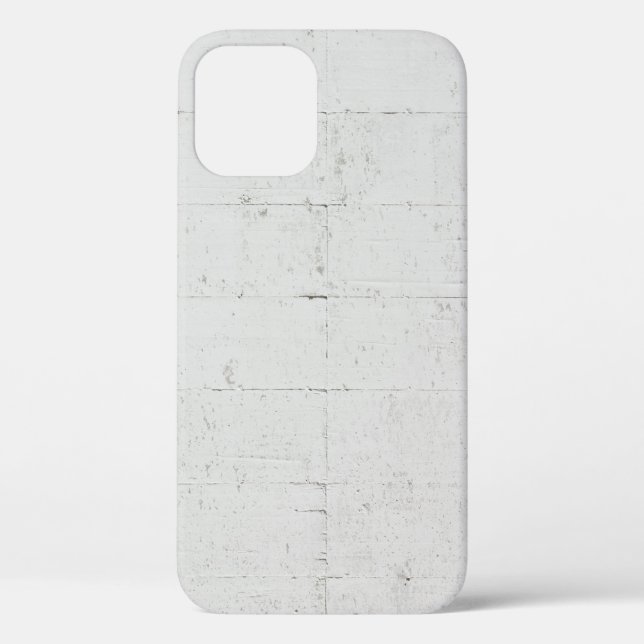 White painted concrete wall concrete Case-Mate iPhone case (Back)