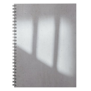 White painted wall notebook