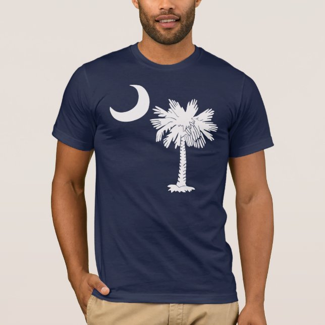 White Palmetto T-Shirt (Front)