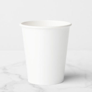 White paper cups