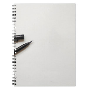 White paper texture background notebook