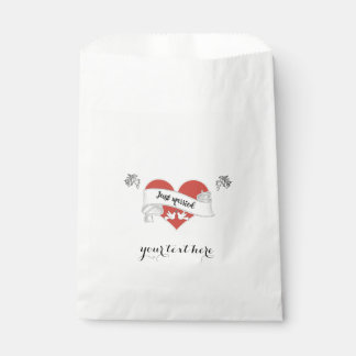 White Paper Wedding Favour Bag - Customisable