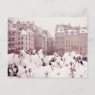White Paris Postcard