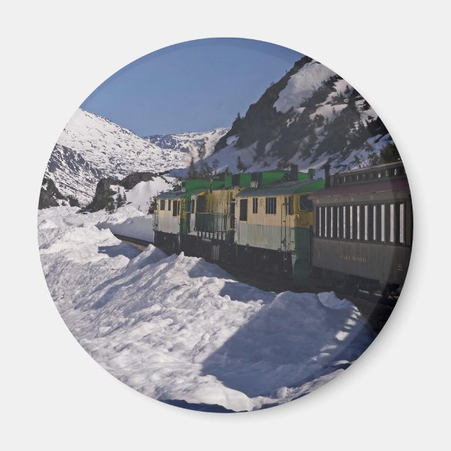 White Pass 21 Magnet (Front)