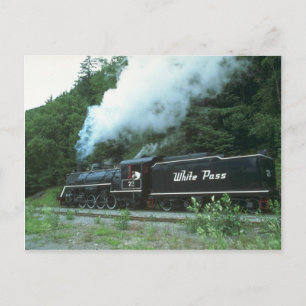 White Pass and Yukon in White Pass out of Skagway, Postcard