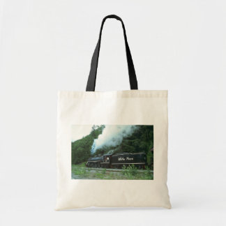 White Pass and Yukon in White Pass out of Skagway, Tote Bag