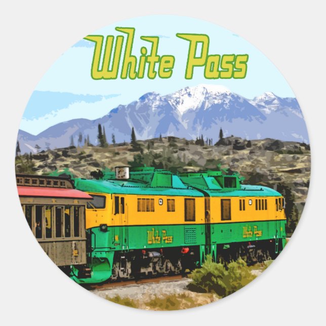 White Pass Sticker (Front)