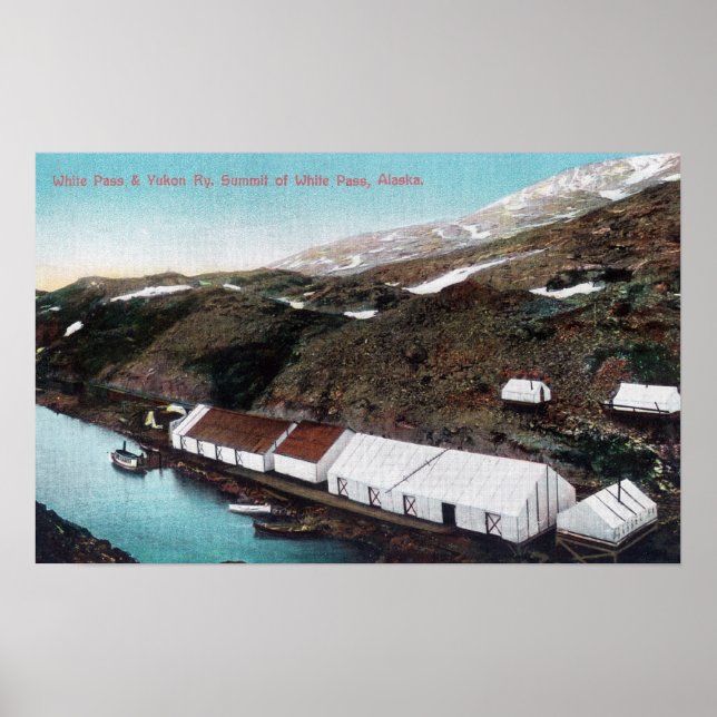 White Pass & Yukon Railroad Train Poster (Front)