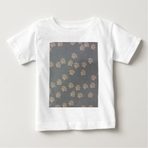 White Pawprints Baby T-Shirt