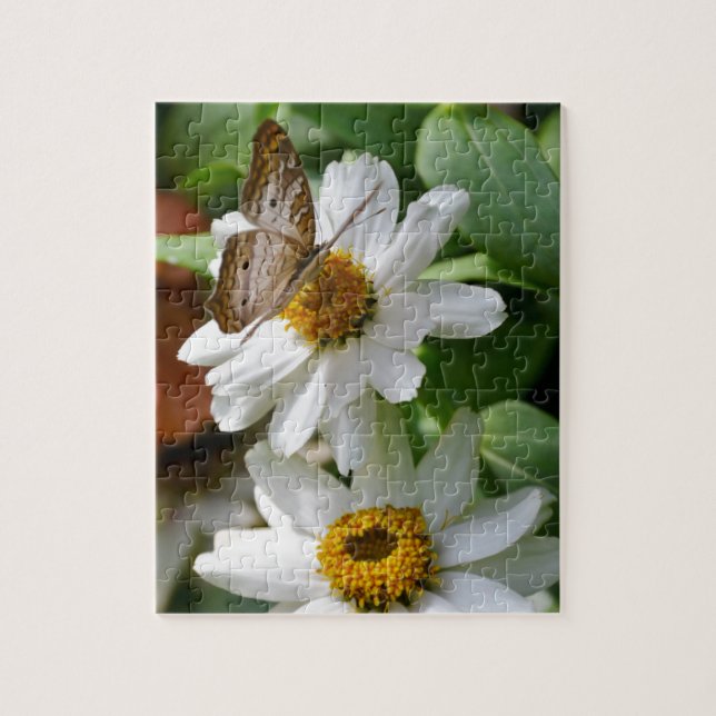 White Peacock Butterfly Jigsaw Puzzle (Vertical)