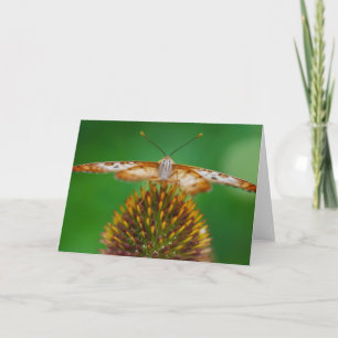 White Peacock Card