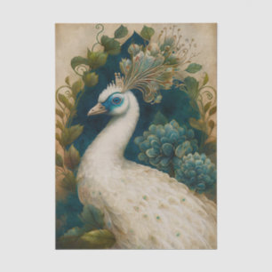 White Peacock Fairytale Tissue Paper