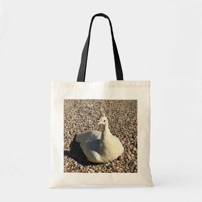 White Peacock, Idaho Tote Bag (Front)