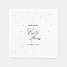 White Pearls Bridal Shower