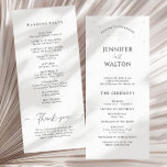 White Pearls Wedding Program Programme<br><div class="desc">Guide your guests through your ceremony with the elegant White Pearls Wedding Program. Featuring pearl images and refined typography,  this program adds a touch of luxury and timelessness to your wedding day,  keeping your guests informed with style.</div>