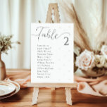 White Pearls Wedding Seating Chart Card<br><div class="desc">Guide your guests with sophistication using our White Pearls Wedding Seating Chart Cards. With delicate pearl images and modern typography,  these seating cards blend timeless elegance with contemporary style. Perfect for a refined wedding celebration,  they add a touch of class to your seating arrangement.</div>
