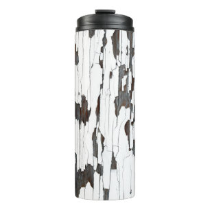 White Peeling Paint Thermal Tumbler