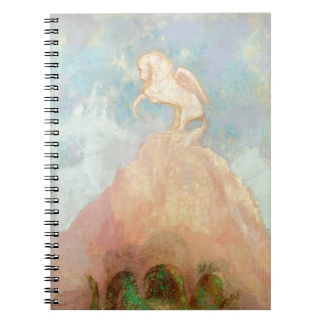 White Pegasus, c.1908 (oil on canvas) Spiral Notebook (Front)