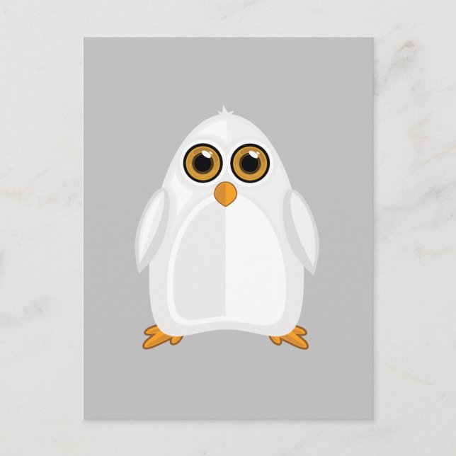 White Penguin  Postcard (Front)