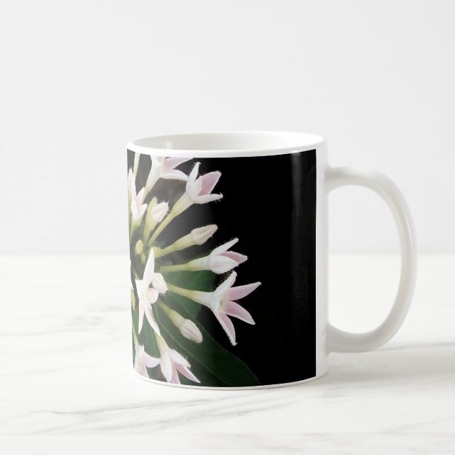 White Pentas Coffee Mug (Right)