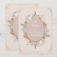 White Peony & Blush Rose Floral Wedding 