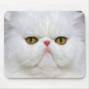 White Persian Mouse Pad