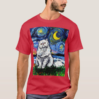White Persian Night T-Shirt