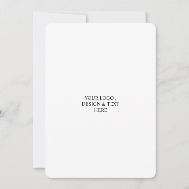 White Personalised – Your Logo & Text Here  (Front)