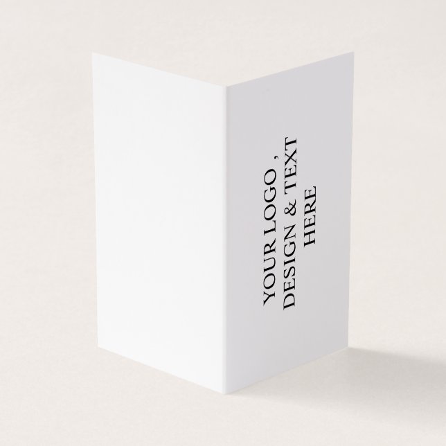 White Personalised Your Logo & Text Here  (Outside)