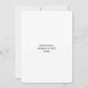 White Personalised – Your Logo & Text Here