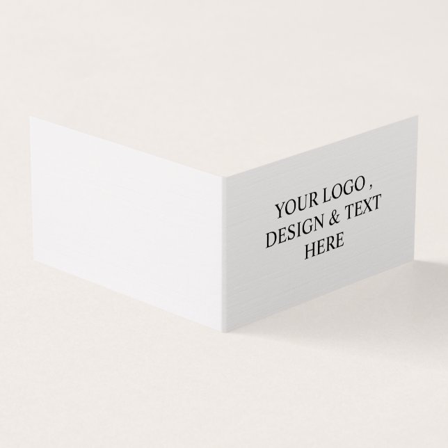 White Personalised Your Logo & Text Here  (Outside)