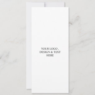 White Personalised – Your Logo & Text Here Announcement