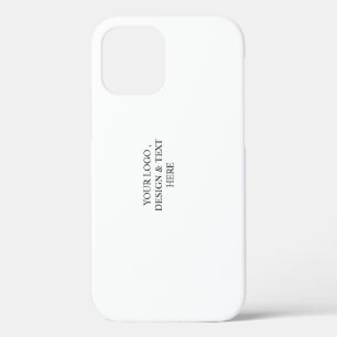 White Personalised – Your Logo & Text Here iPhone 12 Pro Case