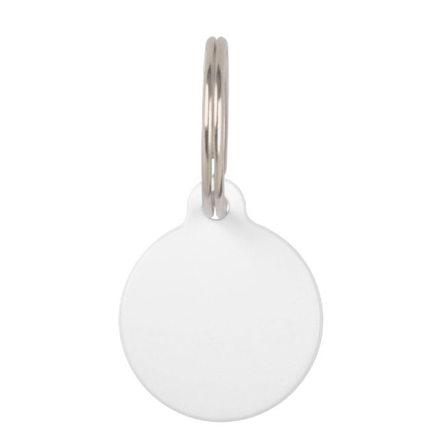 White Pet Tag (Front)