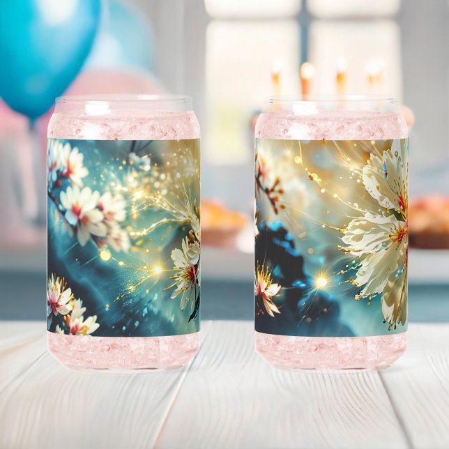 White Petals Glasses (Insitu (Baby Shower))