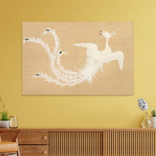 White Phoenix  Canvas Print