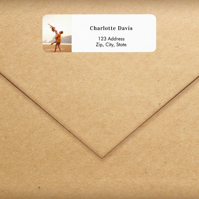 White photo wedding return address  (Creator Uploaded)