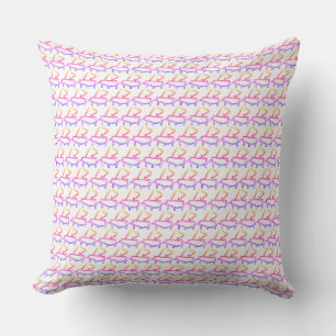 White Piano Embellished  Cushion