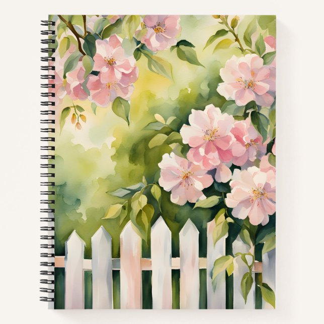 White Picket Fence Notebook (Front)