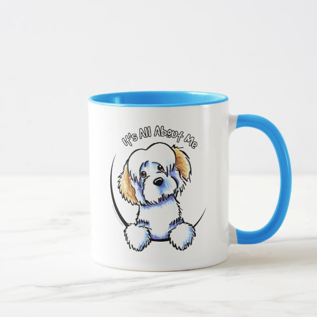 White Piebald Havanese IAAM Mug (Right)