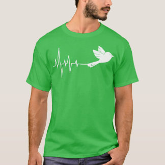 White Pigeon Heartbeat T-Shirt