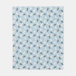 White Pigeon Throw Blanket Dove, Bird