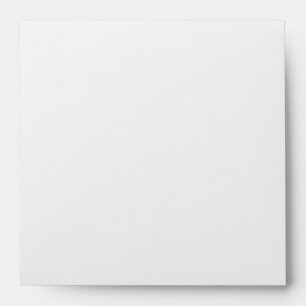White & Pink Return Address Envelope for 5" Sq.