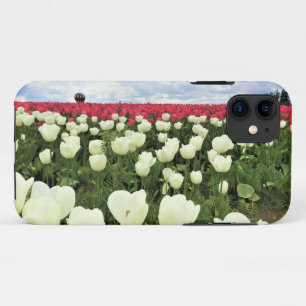 White & Pink Tulip Field, Oregon Case-Mate iPhone Case