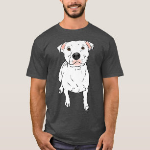 White Pit Bull, White Pittie, Pit Bull Lover, Pit T-Shirt