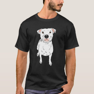 White Pit Bull White Pittie Pit Bull Pit Bull Dog T-Shirt