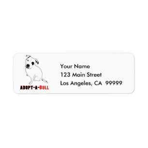 White Pitbull Puppy ADOPT-A-BULL