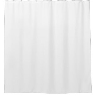 white plain showercurtain shower curtain