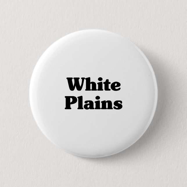 White Plains  Classic t shirts 6 Cm Round Badge (Front)